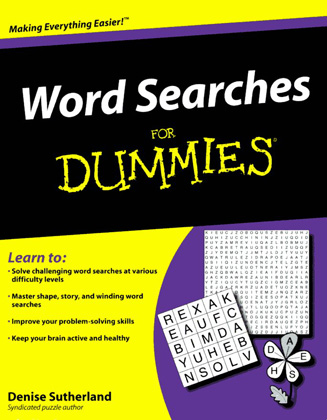 Word Searches For Dummies by Denise Sutherland