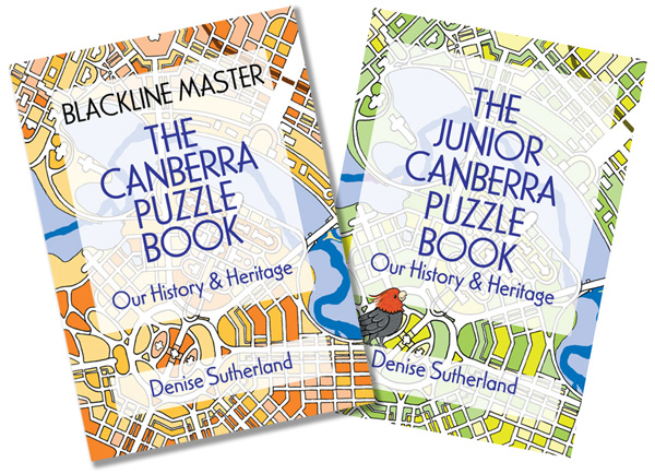 The Canberra Puzzle Book covers